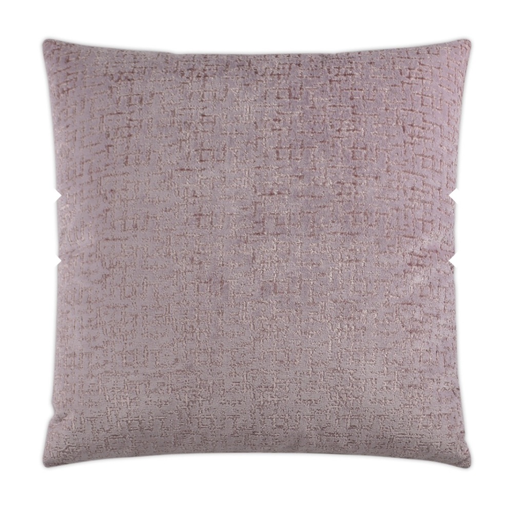 Elegant Textured Throw Pillow 24” square designer D.V. Kap Home pink purple